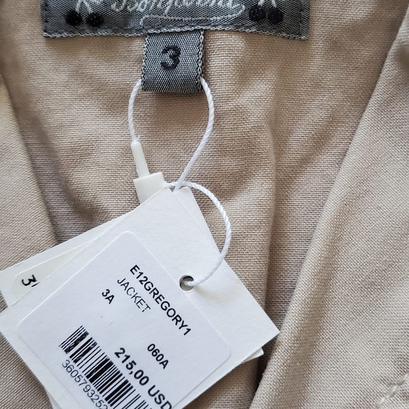 Bonpoint 🍒 khaki blazer, NWT - Picture 3 of 5